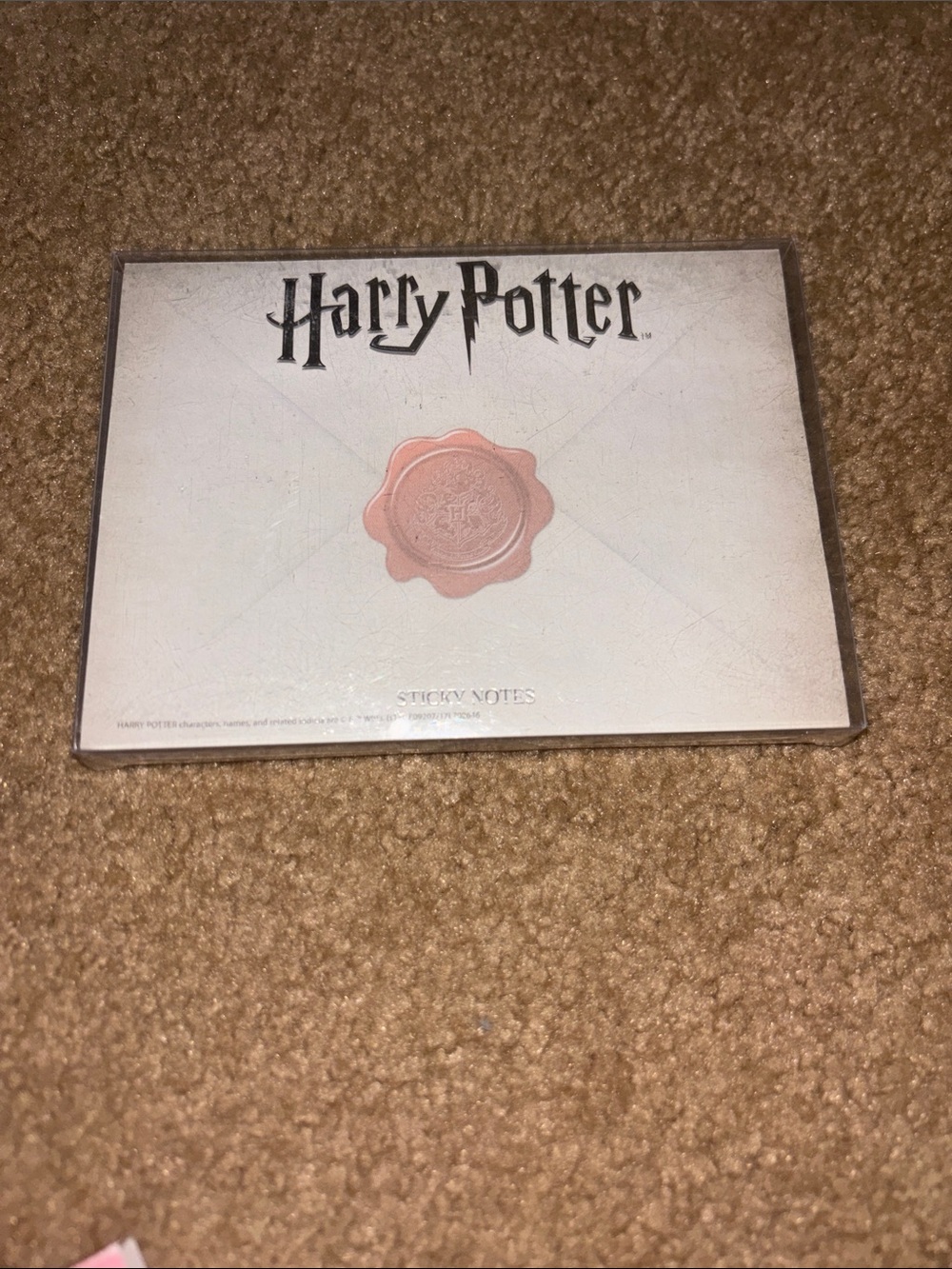 Harry Potter Sticky Notes To Do List L - Official Logo 90 4 x 6